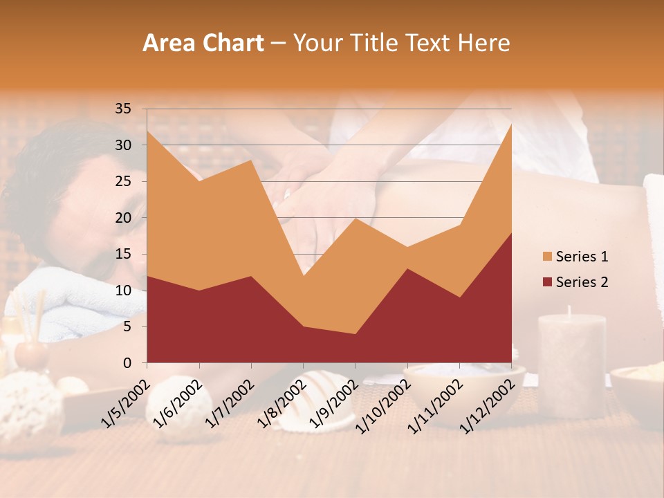 A Man Getting A Back Massage At A Spa PowerPoint Template