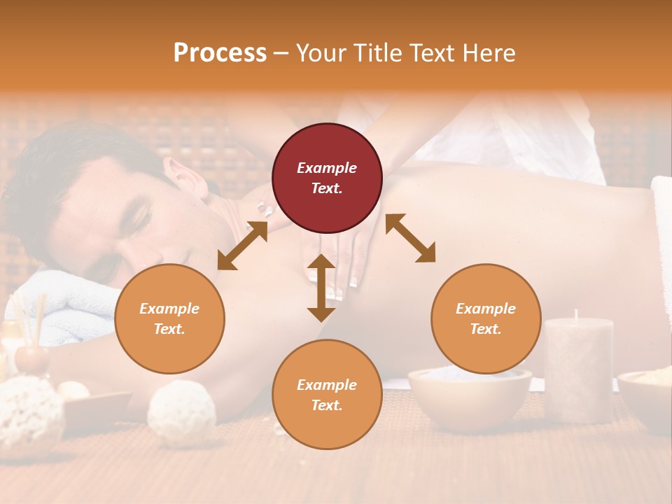 A Man Getting A Back Massage At A Spa PowerPoint Template