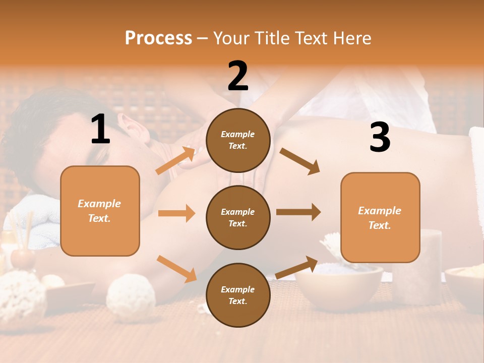 A Man Getting A Back Massage At A Spa PowerPoint Template