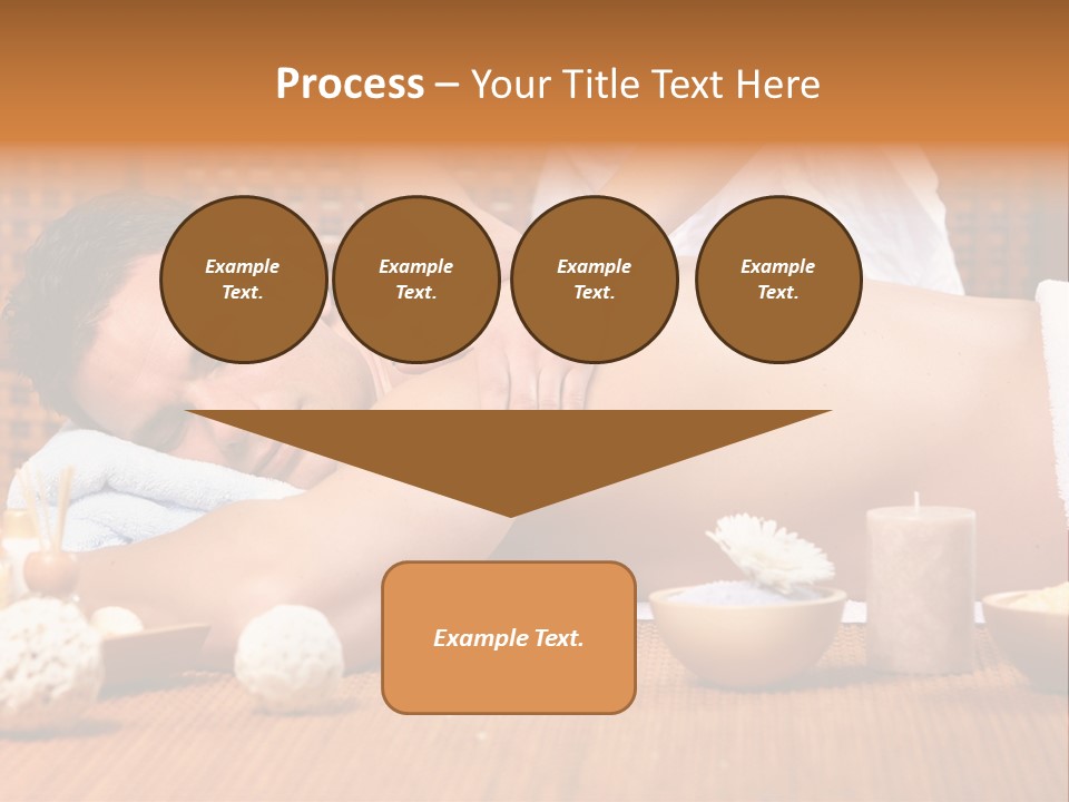 A Man Getting A Back Massage At A Spa PowerPoint Template