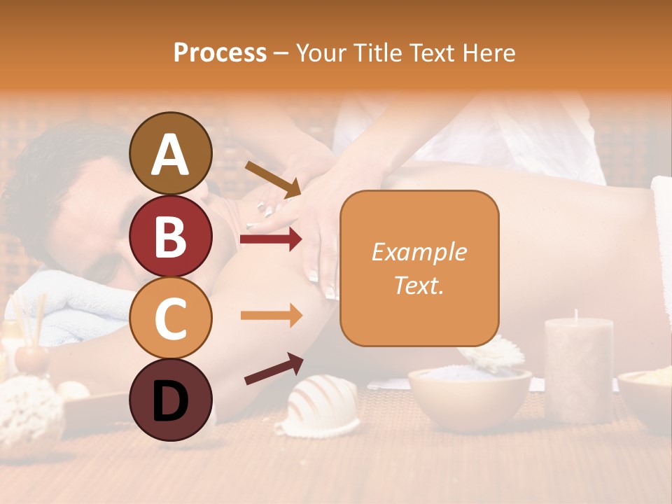 A Man Getting A Back Massage At A Spa PowerPoint Template