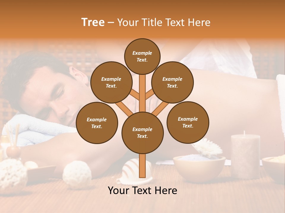 A Man Getting A Back Massage At A Spa PowerPoint Template