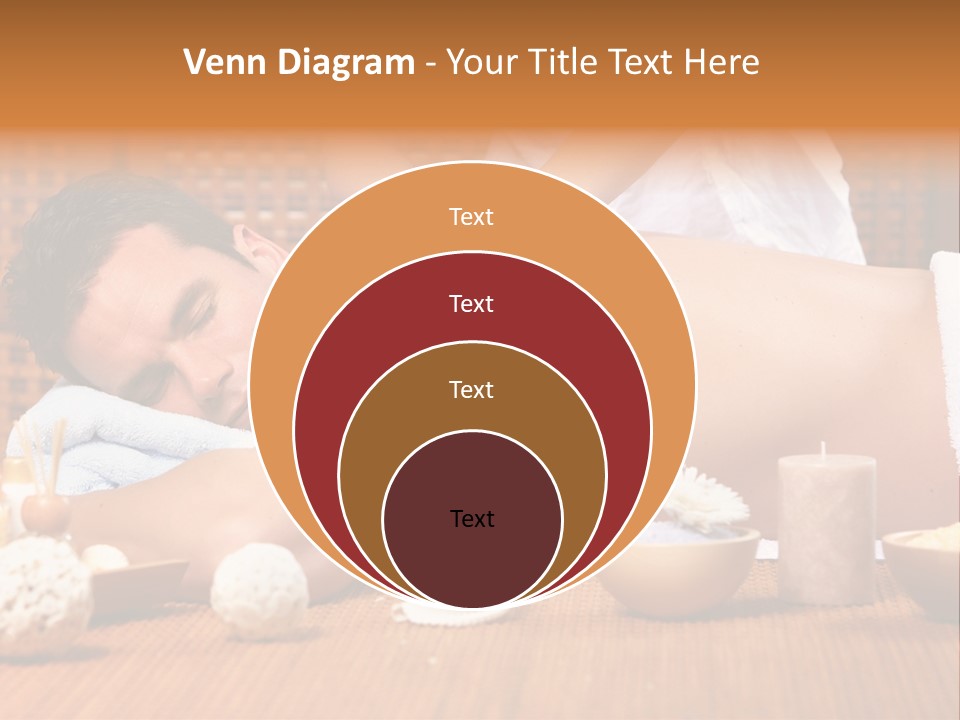A Man Getting A Back Massage At A Spa PowerPoint Template