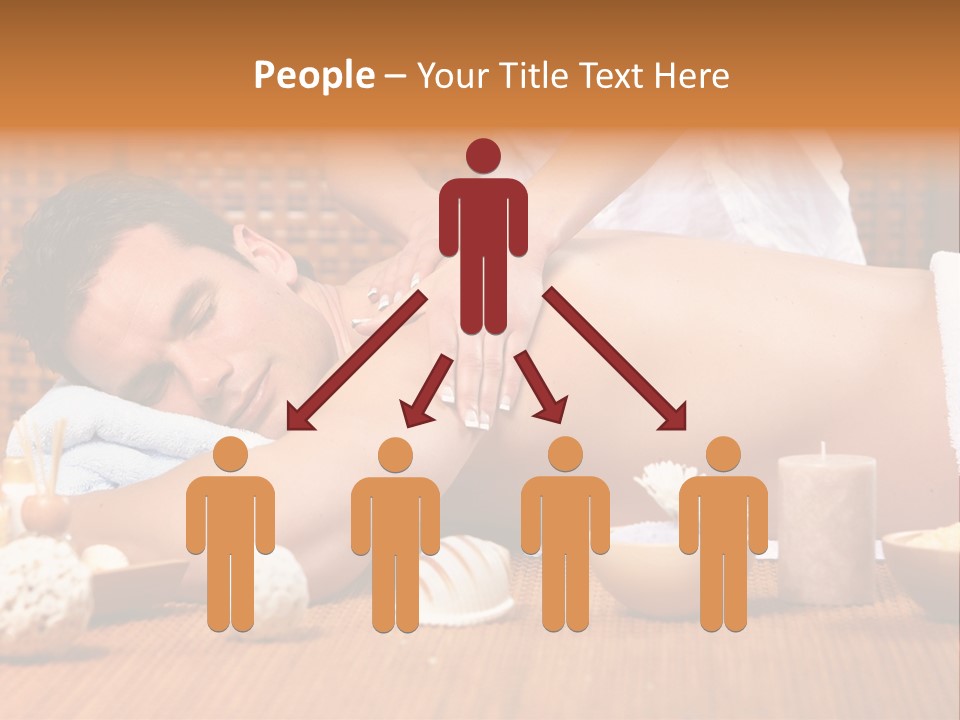 A Man Getting A Back Massage At A Spa PowerPoint Template