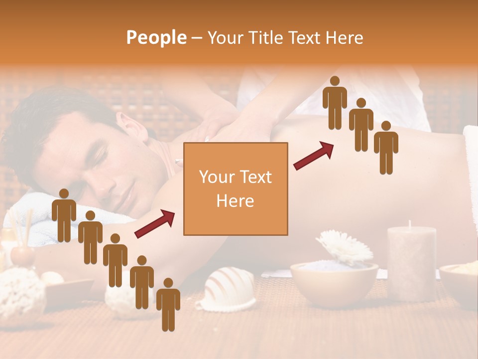 A Man Getting A Back Massage At A Spa PowerPoint Template