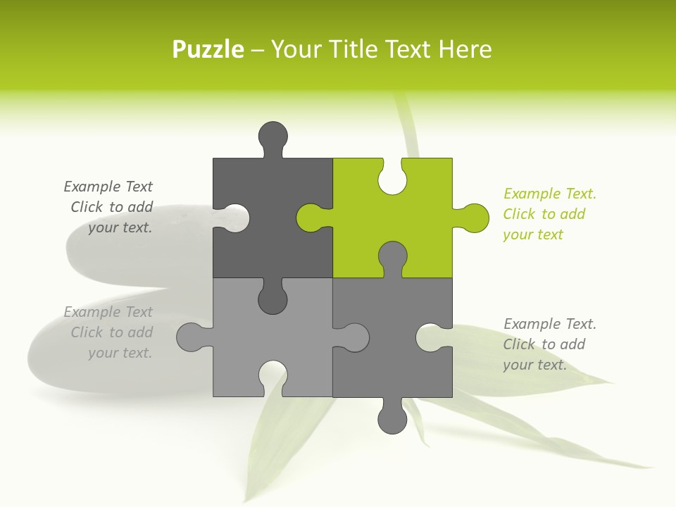 White Environment Calmness PowerPoint Template