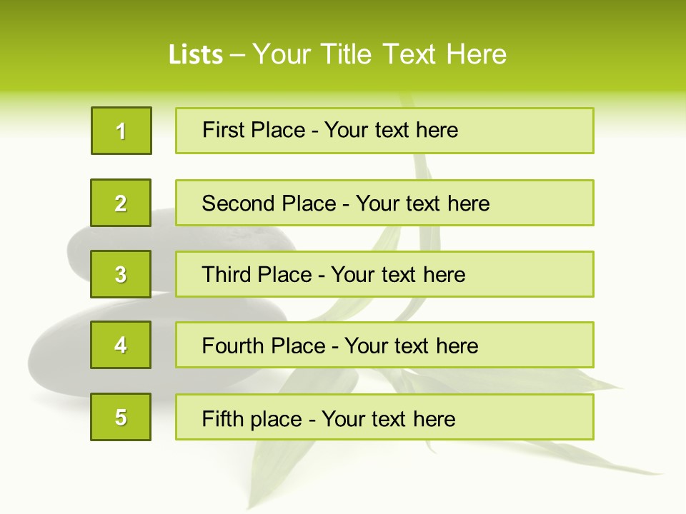White Environment Calmness PowerPoint Template