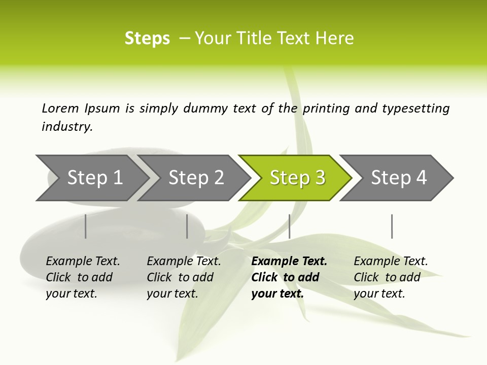 White Environment Calmness PowerPoint Template