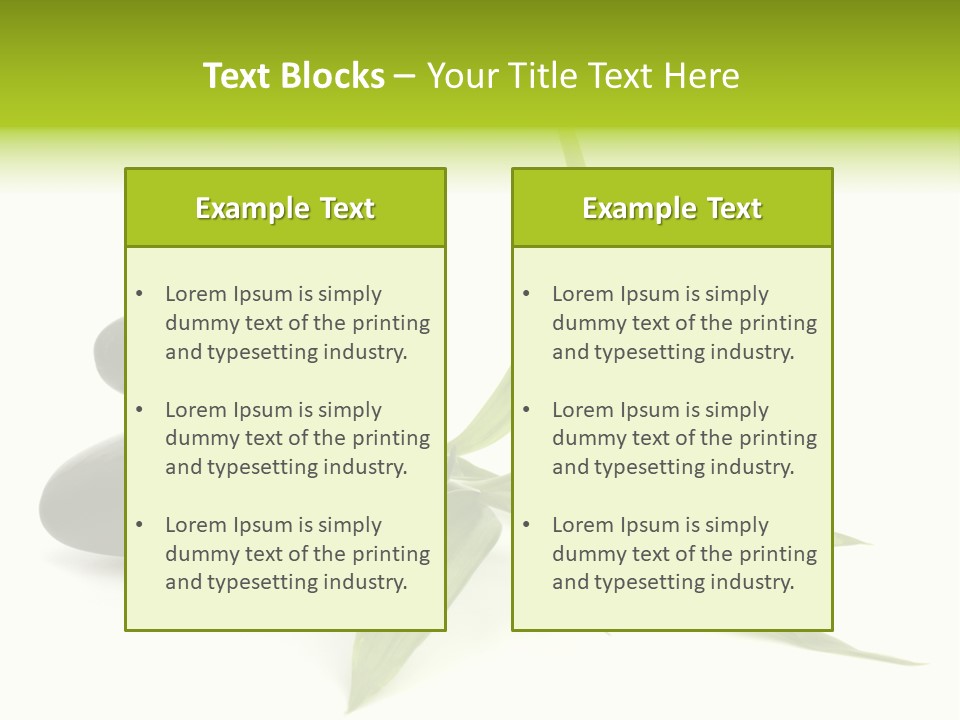 White Environment Calmness PowerPoint Template
