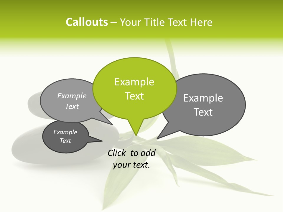 White Environment Calmness PowerPoint Template