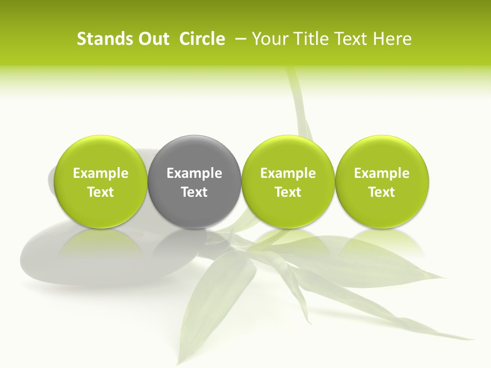 White Environment Calmness PowerPoint Template