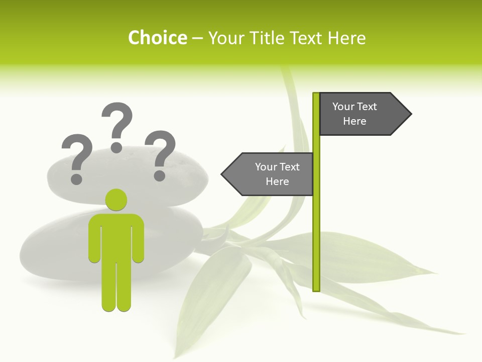 White Environment Calmness PowerPoint Template