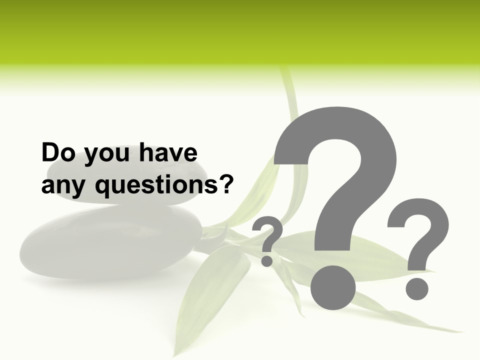 White Environment Calmness PowerPoint Template