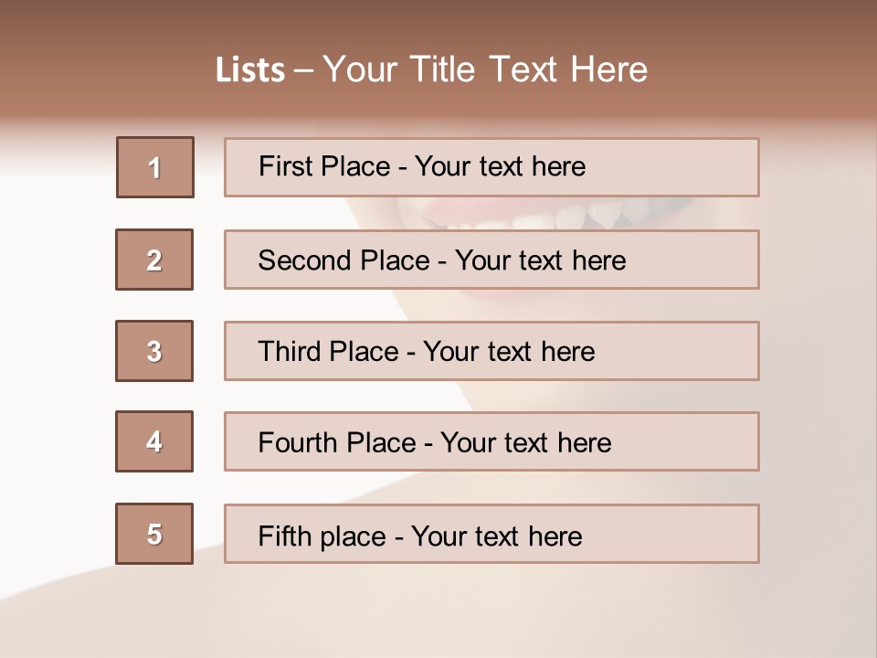 Smile Happy Whitening PowerPoint Template