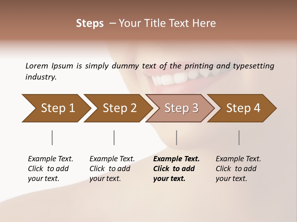 Smile Happy Whitening PowerPoint Template