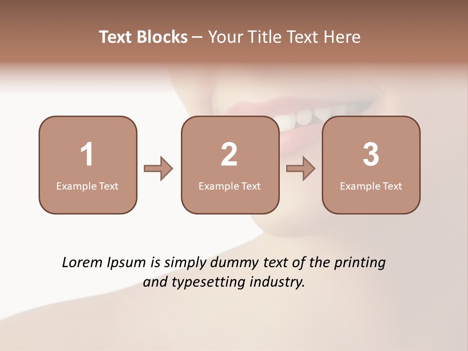 Smile Happy Whitening PowerPoint Template