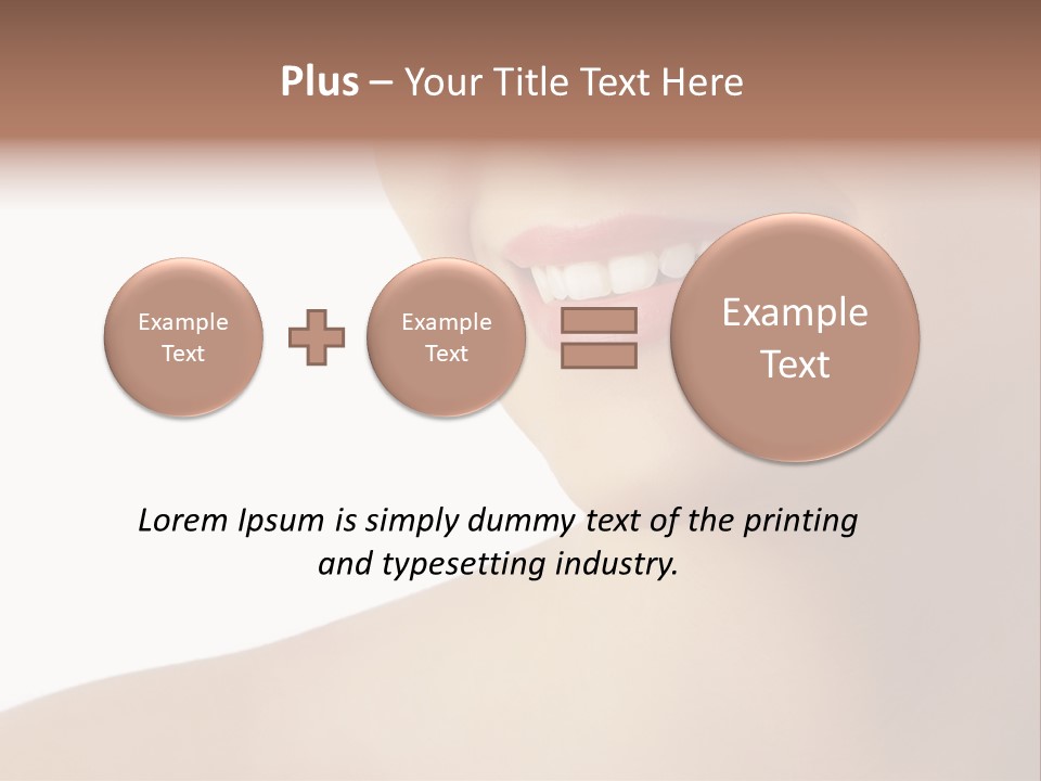 Smile Happy Whitening PowerPoint Template