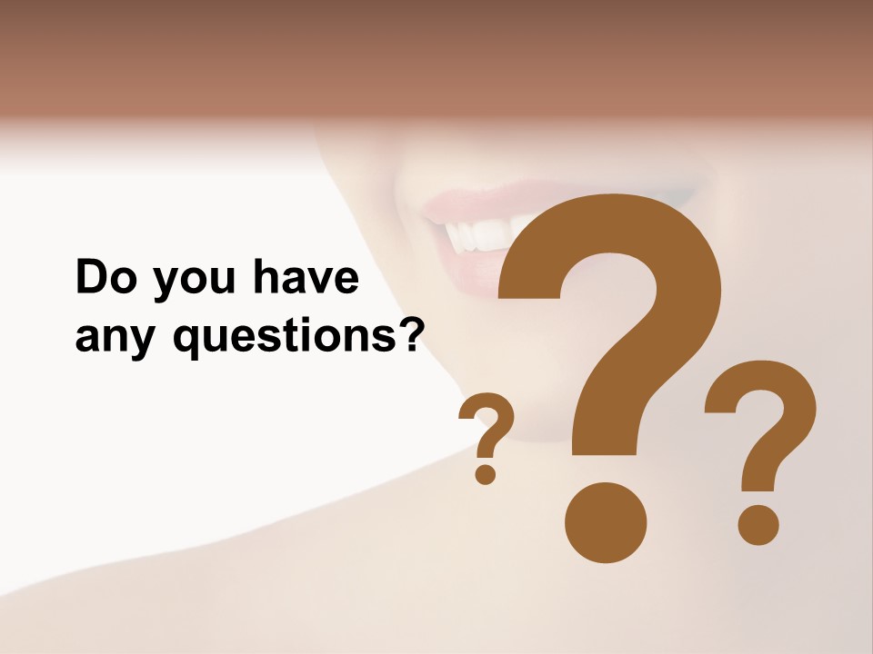 Smile Happy Whitening PowerPoint Template