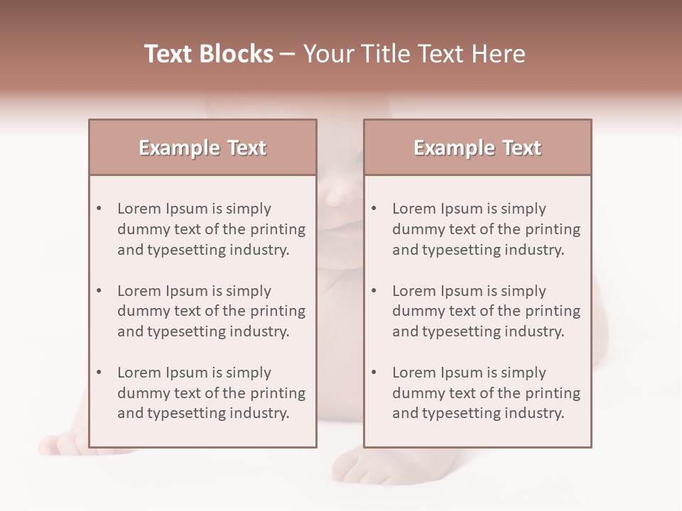 Eye Pose Beautiful PowerPoint Template