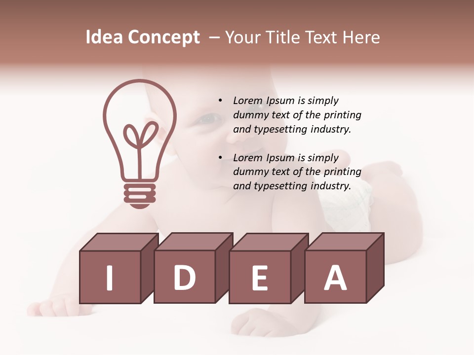 Eye Pose Beautiful PowerPoint Template