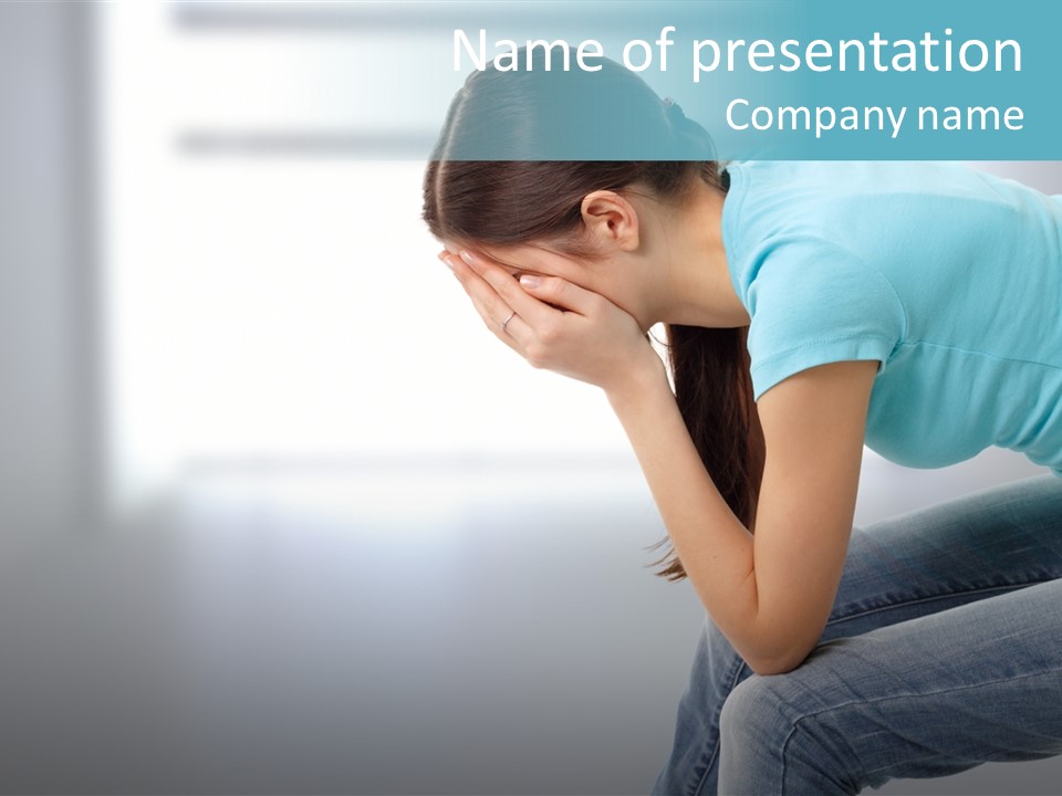 Sadness Shame Loneliness PowerPoint Template