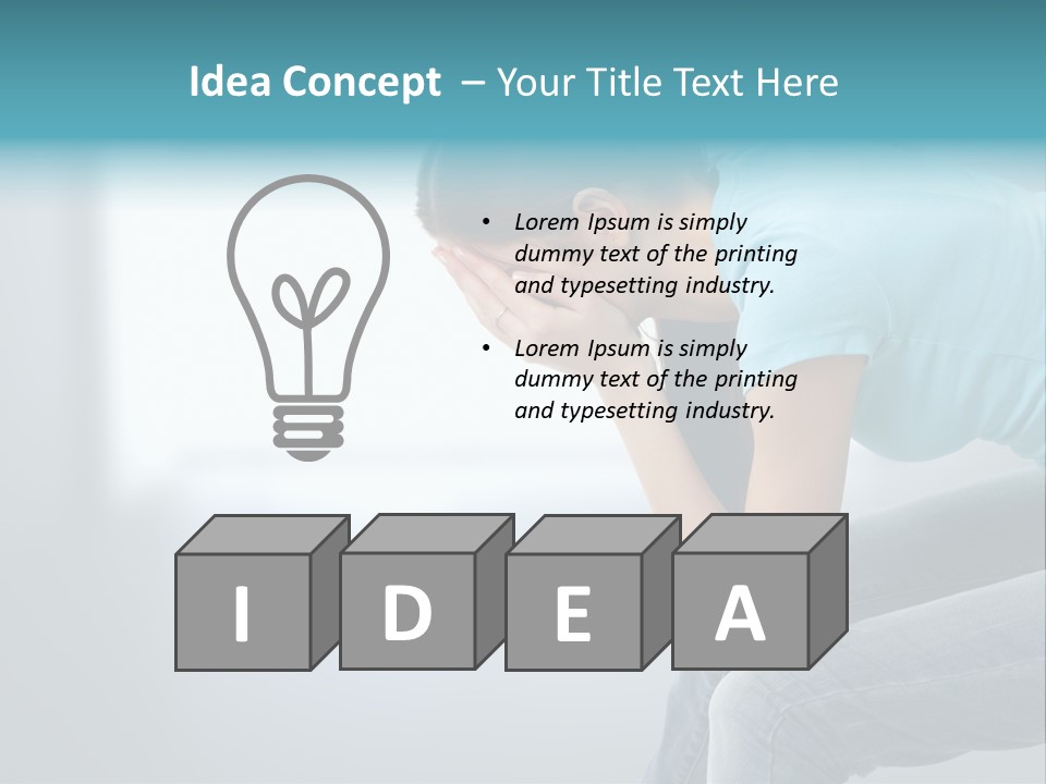 Sadness Shame Loneliness PowerPoint Template