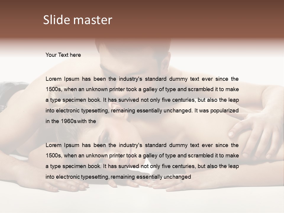 Passion Passionate Lingerie PowerPoint Template