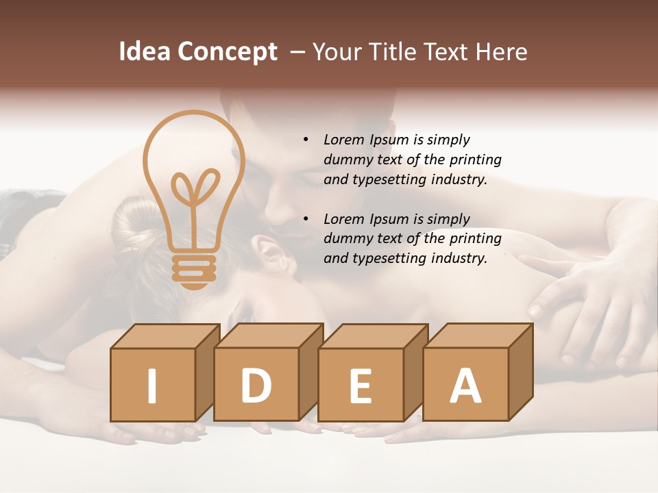 Passion Passionate Lingerie PowerPoint Template