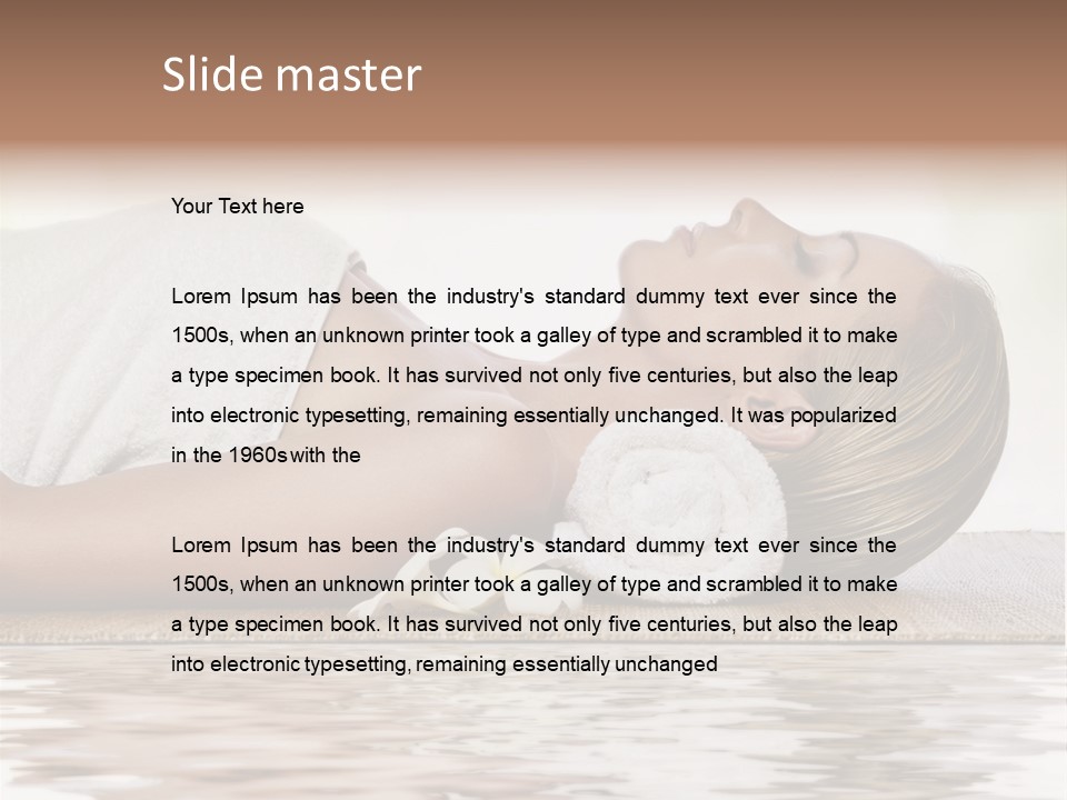 Therapy Wellness Flower PowerPoint Template