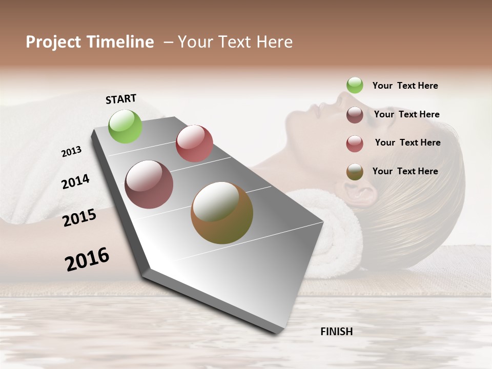 Therapy Wellness Flower PowerPoint Template