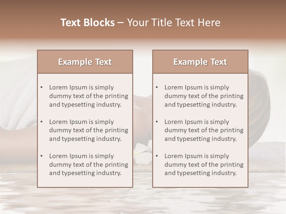 Therapy Wellness Flower PowerPoint Template