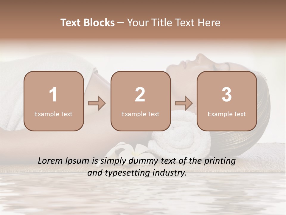 Therapy Wellness Flower PowerPoint Template