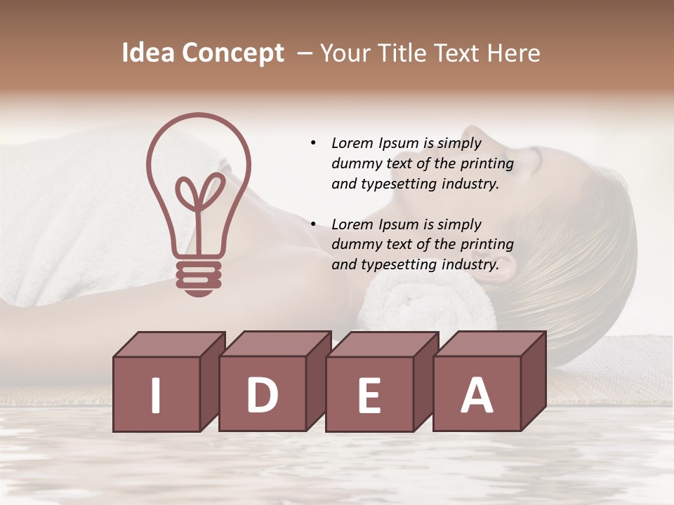 Therapy Wellness Flower PowerPoint Template