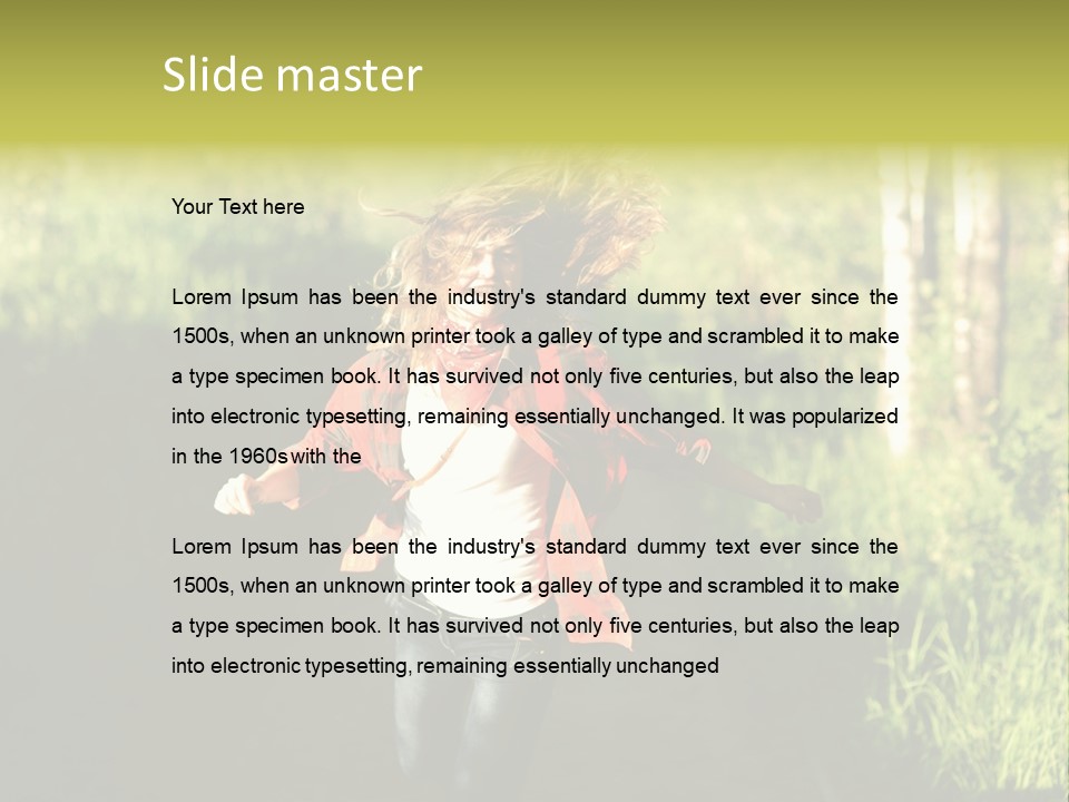 Corn Energy Lifestyle PowerPoint Template