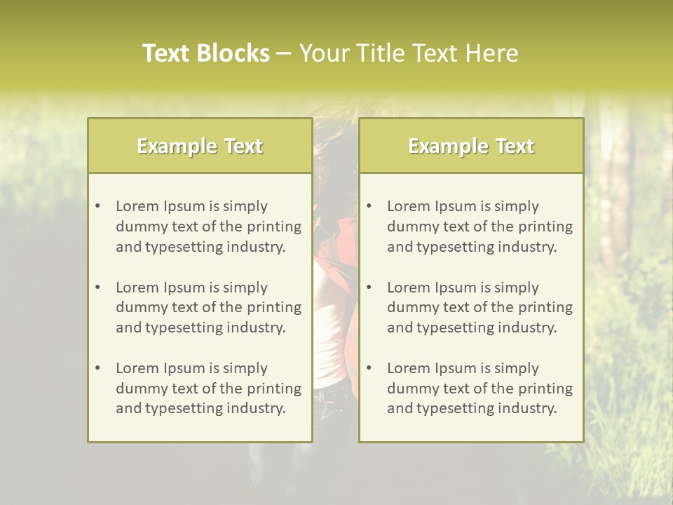 Corn Energy Lifestyle PowerPoint Template