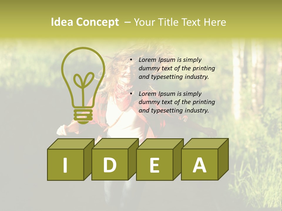 Corn Energy Lifestyle PowerPoint Template