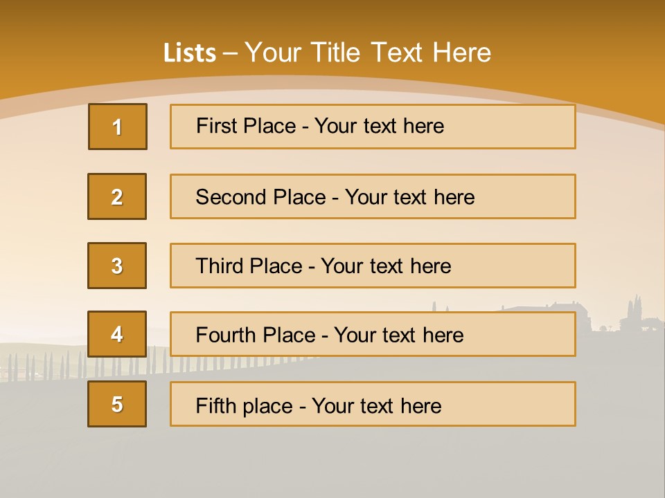 Cypress Hill Summer PowerPoint Template