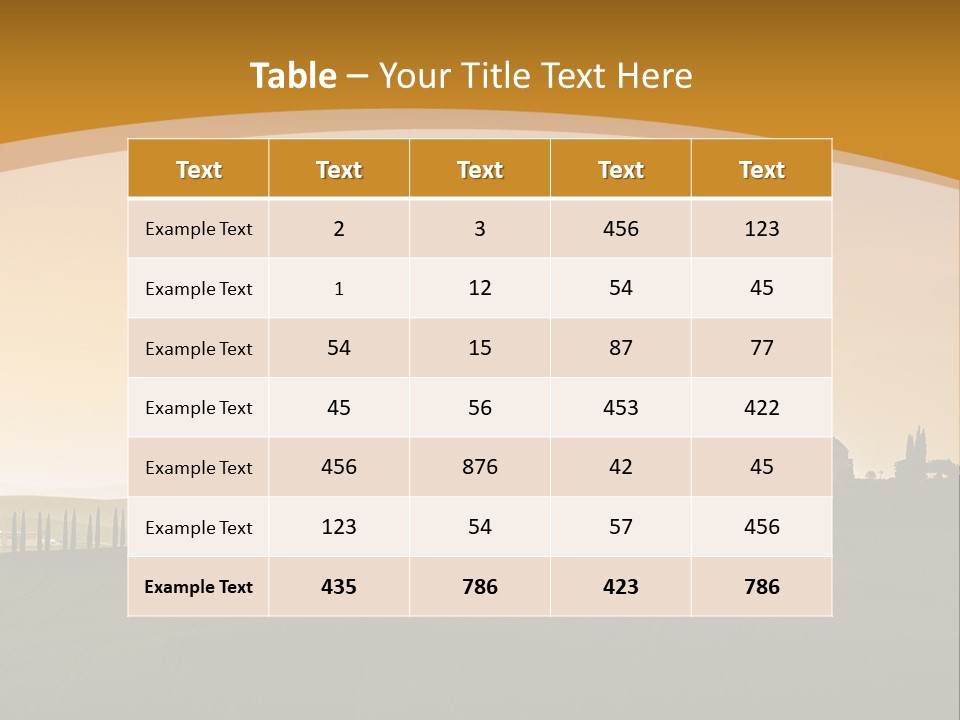 Cypress Hill Summer PowerPoint Template