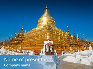 Myanmar Landscape Basilica PowerPoint Template