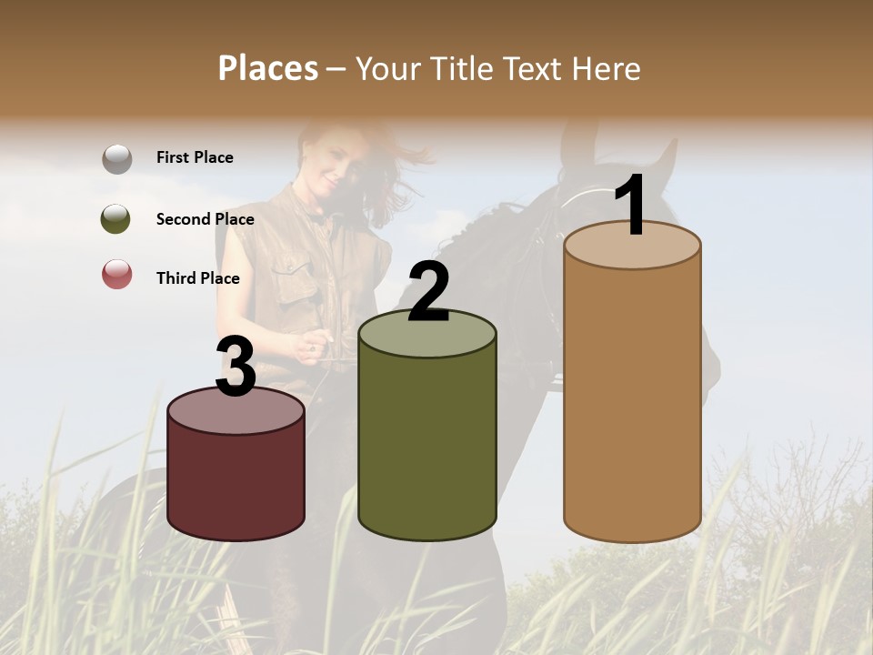 Stallion Rural Beauty PowerPoint Template