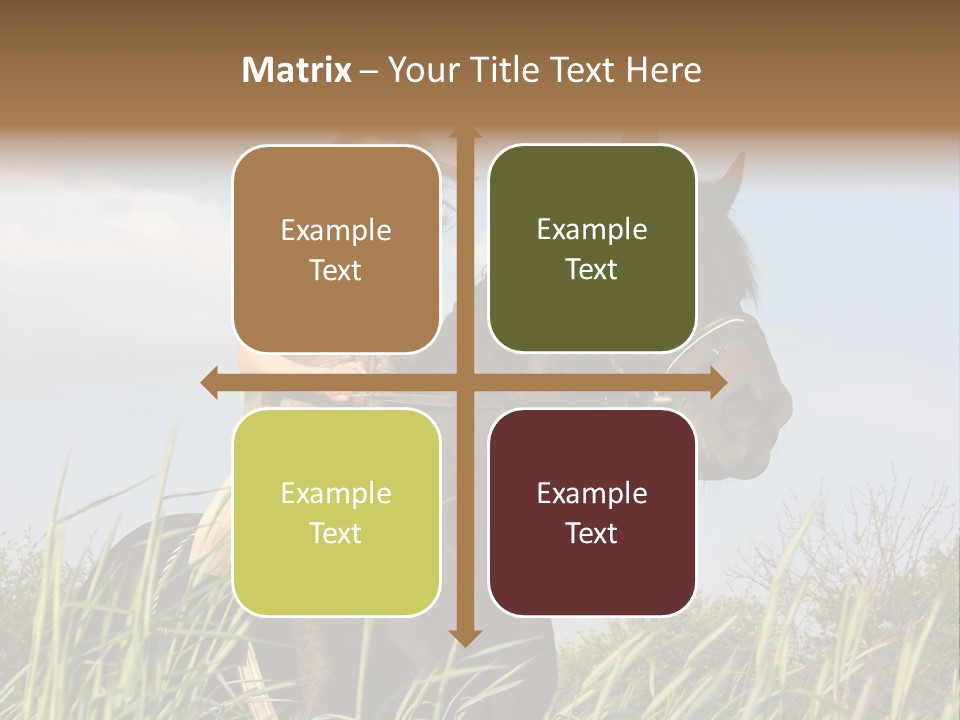 Stallion Rural Beauty PowerPoint Template