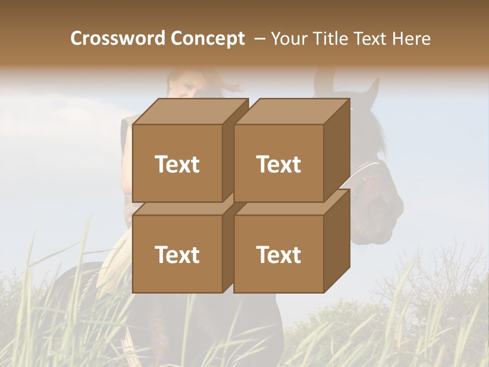 Stallion Rural Beauty PowerPoint Template