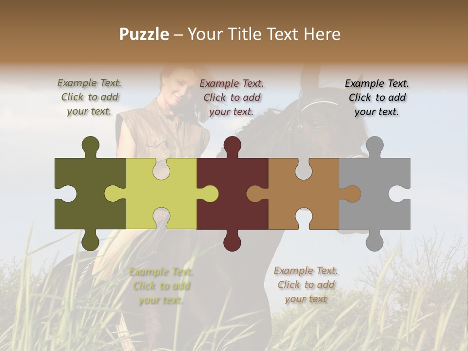 Stallion Rural Beauty PowerPoint Template