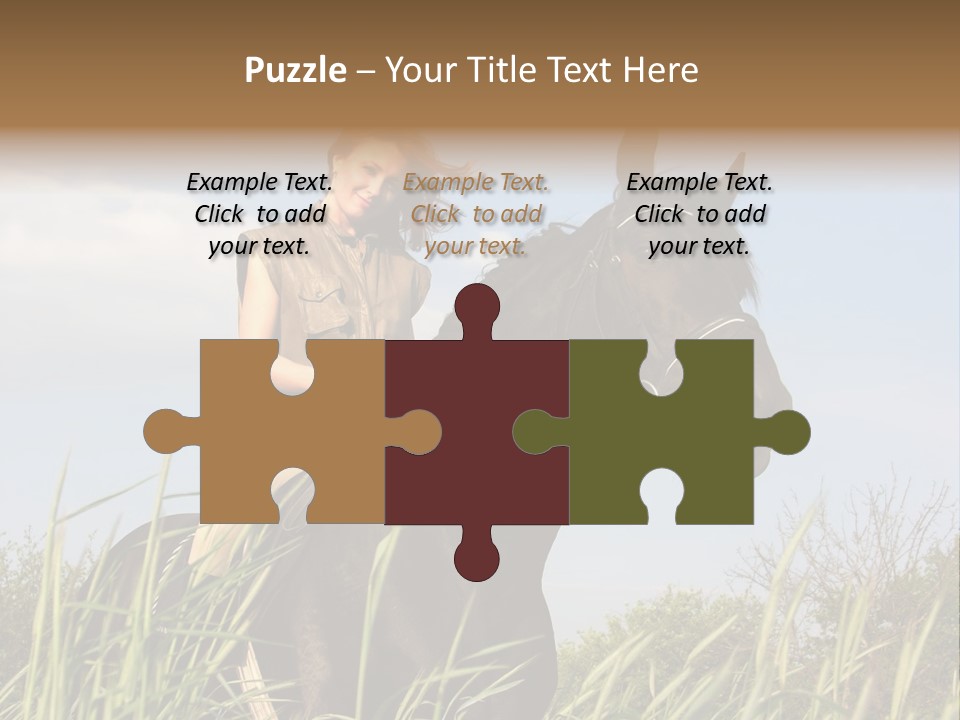 Stallion Rural Beauty PowerPoint Template