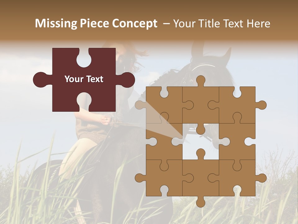 Stallion Rural Beauty PowerPoint Template