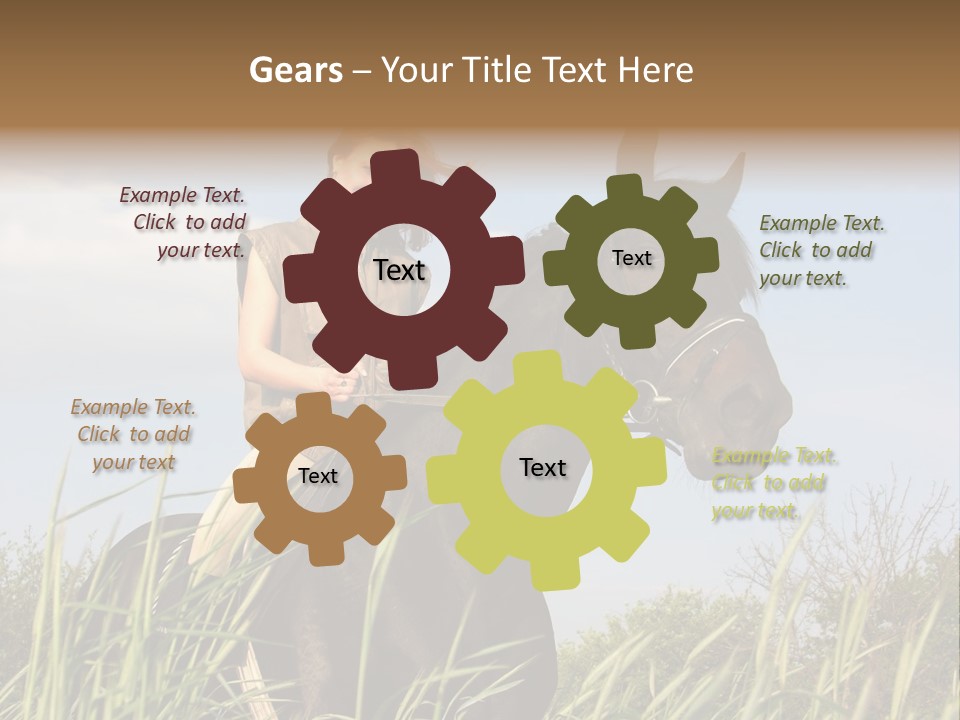 Stallion Rural Beauty PowerPoint Template