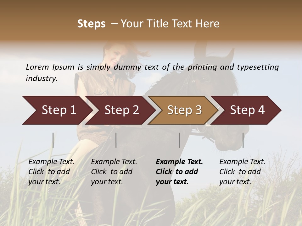 Stallion Rural Beauty PowerPoint Template