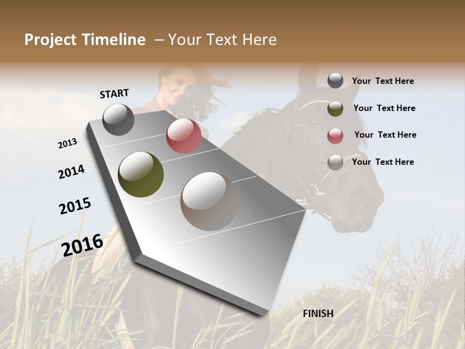 Stallion Rural Beauty PowerPoint Template