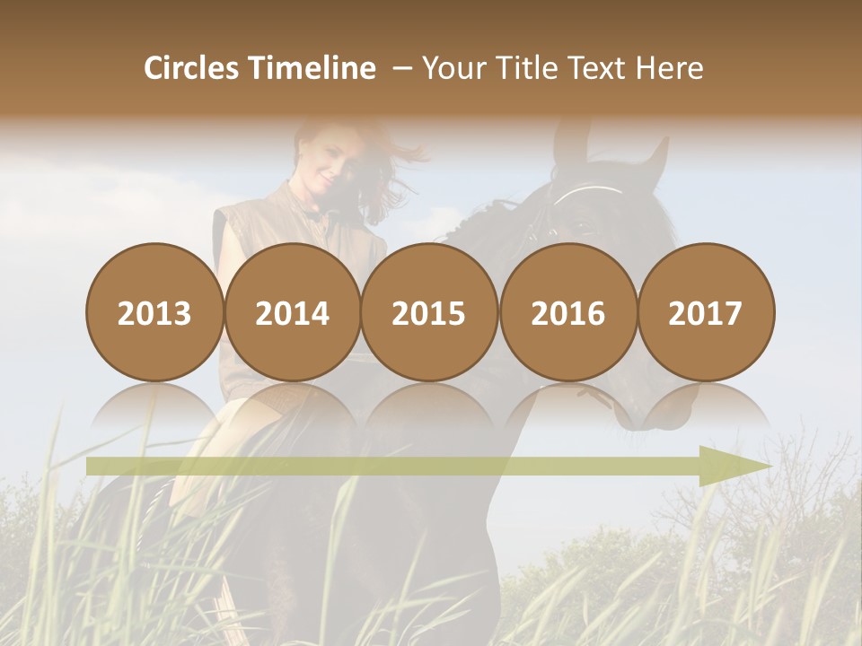 Stallion Rural Beauty PowerPoint Template