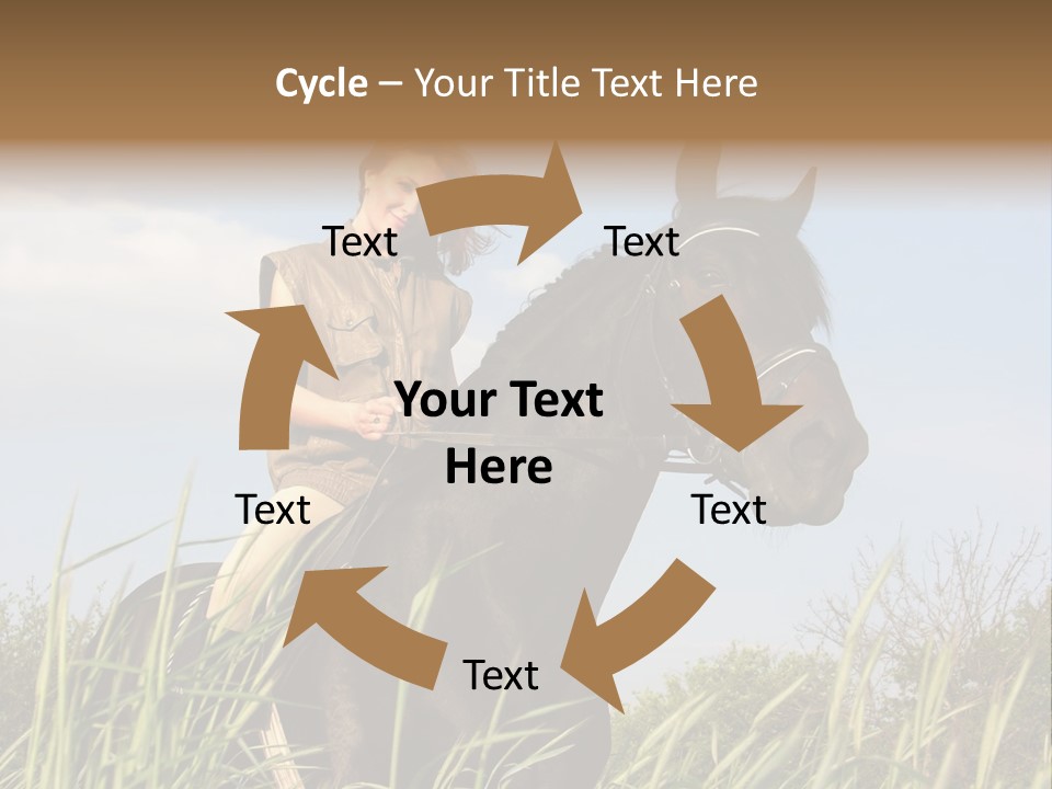 Stallion Rural Beauty PowerPoint Template